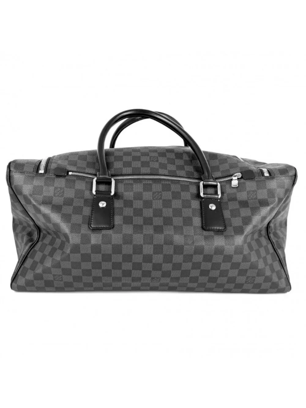Louis Vuitton Boston Bag Roadster 50 Crossbody 2-Way Damier Graphite Black